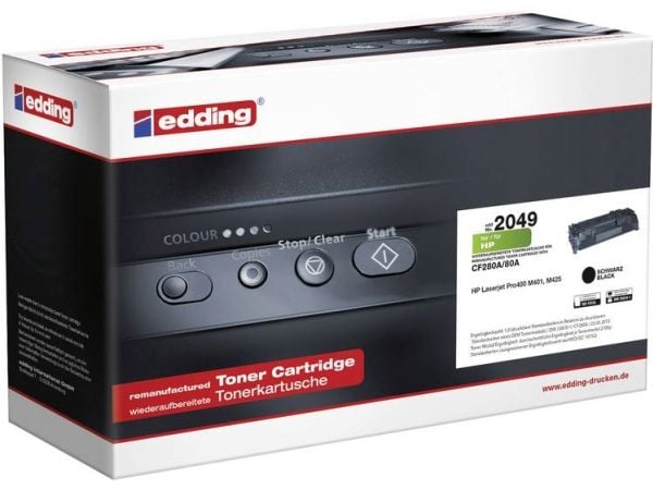 Edding EDD-2049, 2700 sider, Svart, 1 stykker