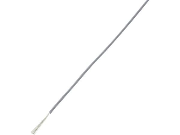 Conrad TC-7572808, harmaa, polyvinyylikloridi (PVC), 0,22 mm², 100 m