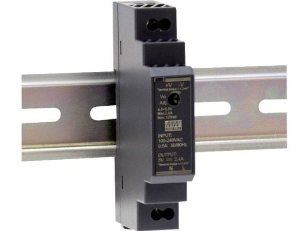 MEAN WELL HDR-15-48, 85 - 264 V, 15 W, 48 V, 0,32 A, RoHS, 54,5 mm