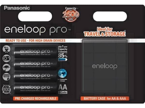 Panasonic eneloop pro BK-3HCDEC4BE - Batteri 4 x AA-type - NiMH - (ladbare) - 2500 mAh