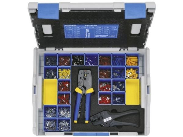 Klauke LBOXX230B puristuspihtien sarja 0,02 - 10 mm² (LBOXX230B)