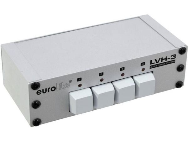 Eurolite LVH-3 komposiittikytkin LED-näyttö, metallikotelo (81013203)