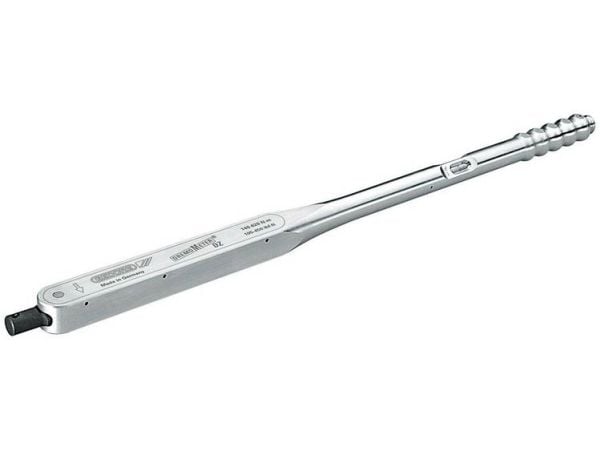 Gedore 7463-10, Momentnyckel med klick, Ft-lb, Nm, Mekanisk, 140 - 620 nm, 3%, Gjuten aluminium