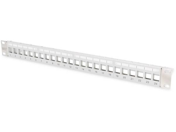 Digitus DN-91410-LF, Cat5e, Cat6, Cat6a, Grå, SPCC, Rackmontering, 1U, -20 - 70 °C