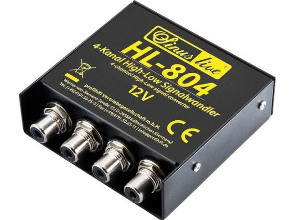 Sinuslive HL-804 high-low-nivåadapter