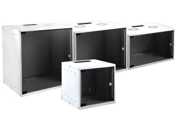 EFB Elektronik WGB-1909WS.60, Veggmonterbar hylle, 9U, 80 kg, Hvit