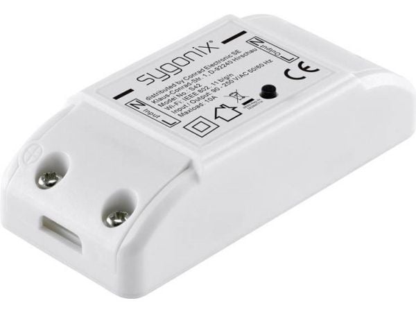 Sygonix SY-3822412 langaton Wi-Fi-kytkin sisätiloissa 2300 W (SY-3822412)