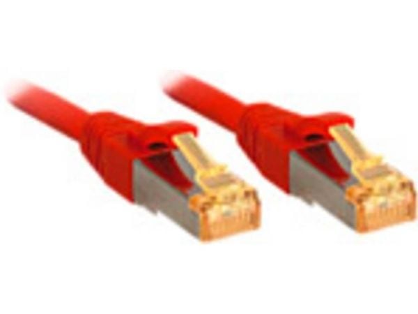 Lindy 47290, 0,3 m, Cat7, S/FTP (S-STP), RJ-45, RJ-45, Rød