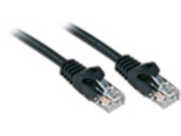 Lindy 48190, 0,3 m, Cat6, U/UTP (UTP), RJ-45, RJ-45, Svart
