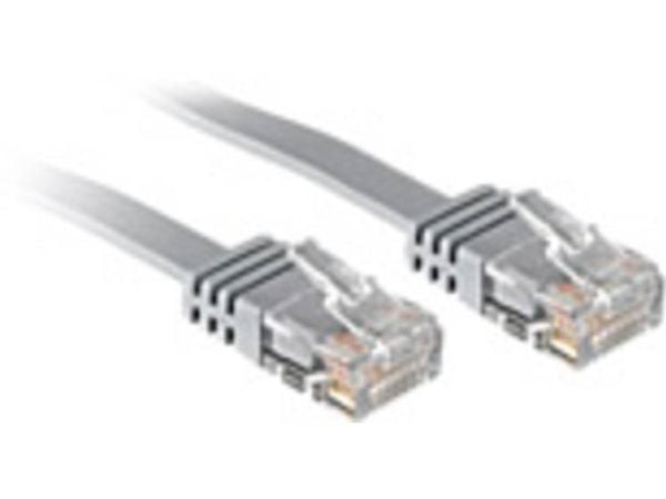 Lindy 47494, 5 m, Cat6, RJ-45, RJ-45, Harmaa