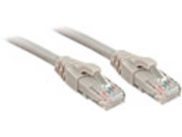 Lindy 48004, 3 m, Cat6, U/UTP (UTP), RJ-45, RJ-45, Grå