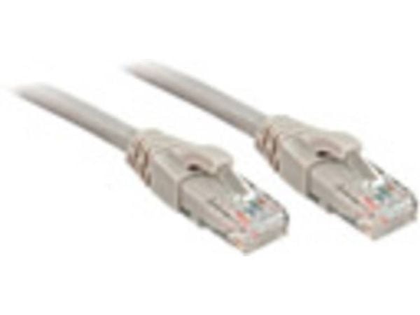 Lindy 48002, 1 m, Cat6, U/UTP (UTP), RJ-45, RJ-45, Grå
