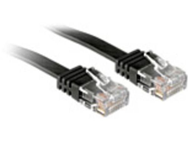 Lindy 47521, 1 m, Cat6, U/UTP (UTP), RJ-45, RJ-45, Svart