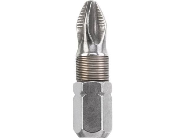 kwb Inox, 1 stykker, Pozidriv, PZ 3, Rustfritt stål, 25 mm, 25,4 / 4 mm (1 / 4")