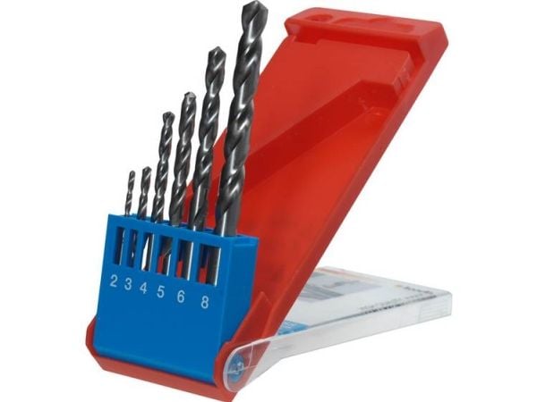 kwb SILVER STAR HSS, Drill, Drill bit set, Høyrehåndsrotasjon, Strykejern, Plast, Profil, Rustfritt stål, Rustfri stålplate (tynn), 135°, Høy-Hasti...