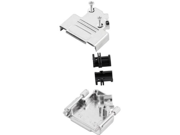 encitech D45ZK25-NM-K D-Sub-kabinett, støpt sink, 45° metall
