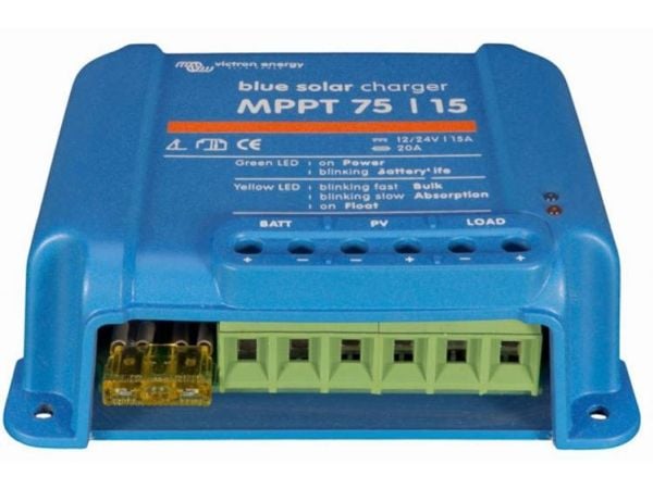 Victron Energy BlueSolar MPPT 75/15 opladningsregulator (opladningsregulator)