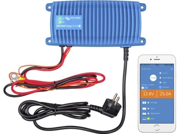 Victron Energy Lyijyakkulaturi Sininen Smart IP67 24/8 24 V Latausvirta (max.) 8 A