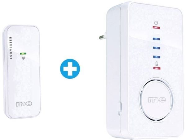 m-e modern-electronics 41163 komplett ringeklokke-sett (41163)