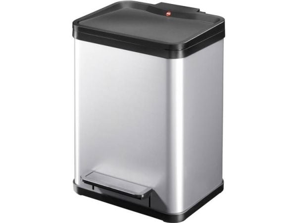 Avfallsbeholder Hailo Öko uno Plus M light grey, matt
