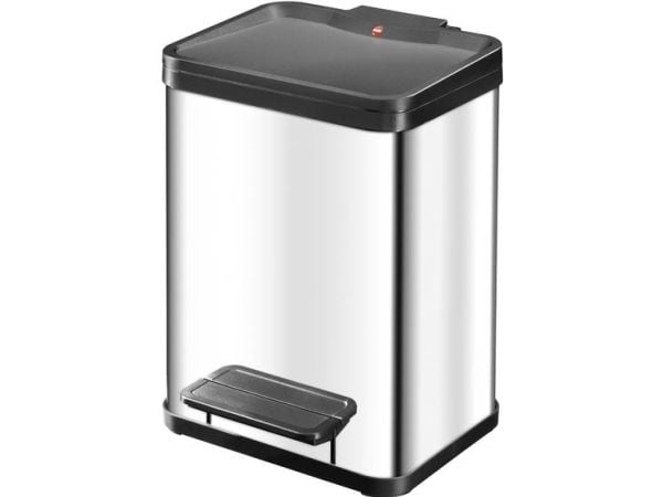 Hailo avfallsbeholder "Öko Uno Plus M" 17 l rustfritt stål (0619-200)