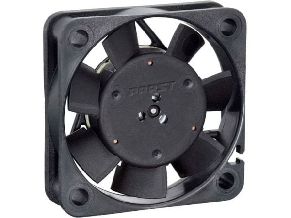 ebm-papst 414F, Vifte, 4 cm, 5400 RPM, 8 m³/t, Sort