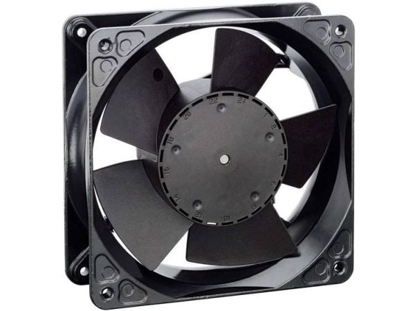 ebm-papst 4114 NH4, Ventilator, 11,9 cm, 6800 rpm, 355 m³/t, Sort