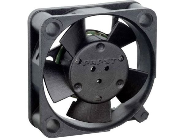 ebm-papst 255M, Vifte, 6000 RPM, 2,1 m³/t, Sort