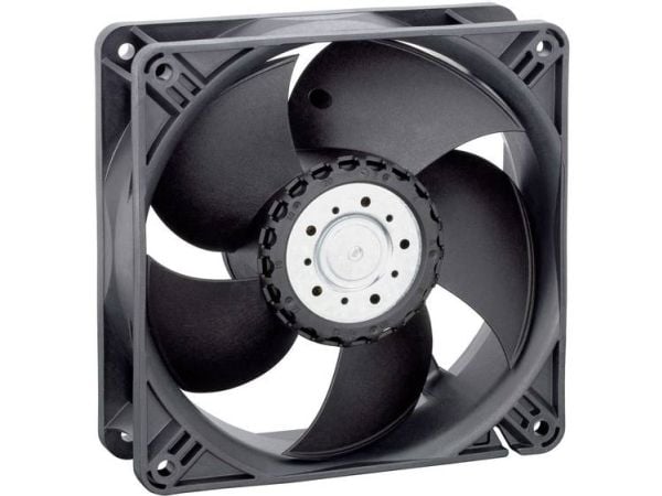 ebm-papst 4412 ML, Vifte, 11,9 cm, 3000 RPM, 168 m³/t, Sort