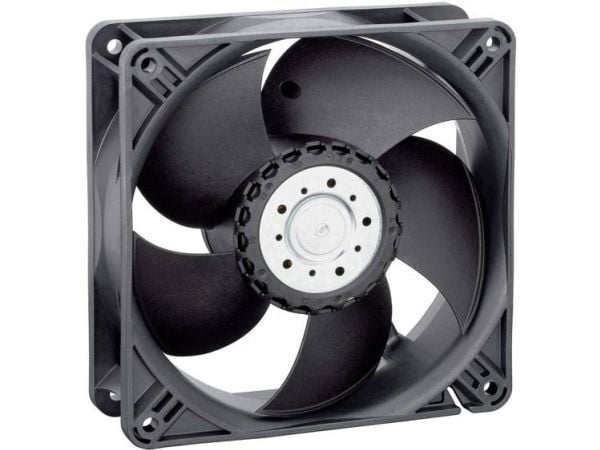 ebm-papst 4414 M, Vifte, 11,9 cm, 3300 RPM, 184 m³/t, Sort