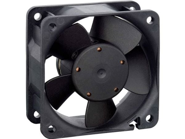 ebm-papst 614NH, Vifte, 6 cm, 5600 RPM, 46 m³/t, Sort
