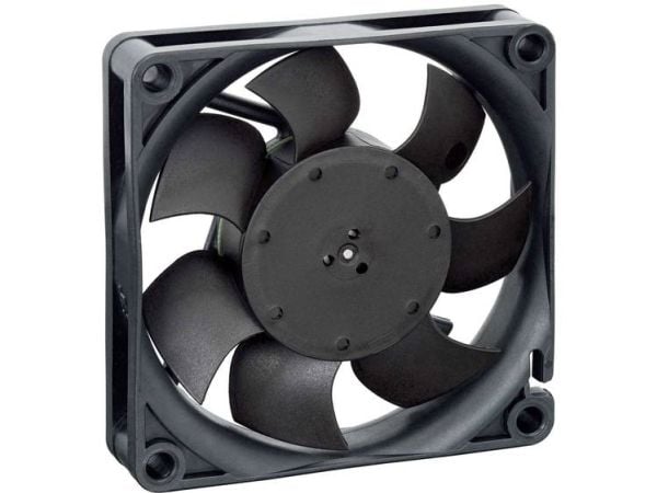 EBM Papst 714F Aksialvifte 24 V/DC 43 m³/t (L x B x H) 70 x 70 x 15 mm