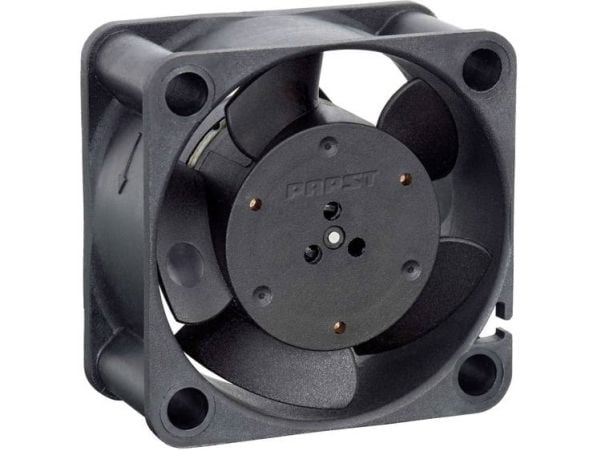 ebm-papst 412H, Vifte, 4 cm, 8100 RPM, 13,5 m³/t, Sort