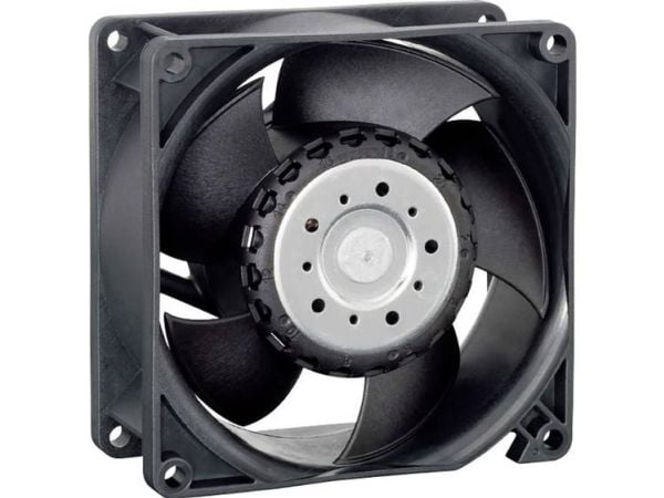 ebm-papst 3214 JH, Vifte, 9,2 cm, 6800 RPM, 146 m³/t, Sort
