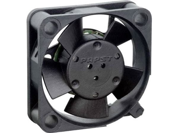 ebm-papst 255 N, Vifte, 2,5 cm, 9600 RPM, 3,5 m³/t, Sort