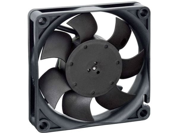 EBM Papst 712F/2L-005 Aksiaalituuletin 12 V 26 mü/h (L x S x K) 15 x 70 x 70 mm (9292504005)