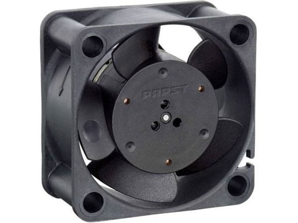 ebm-papst 414, Vifte, 4 cm, 6000 RPM, 10 m³/t, Sort