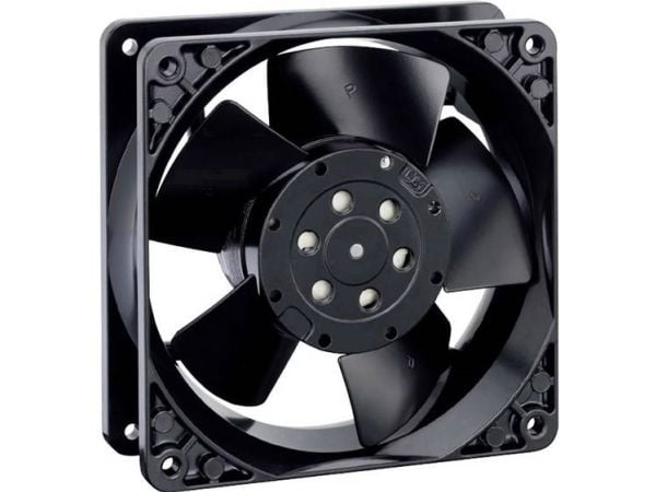 ebm-papst 4580 N, Vifte, 11,9 cm, 2350 RPM, 123 m³/t, Sort