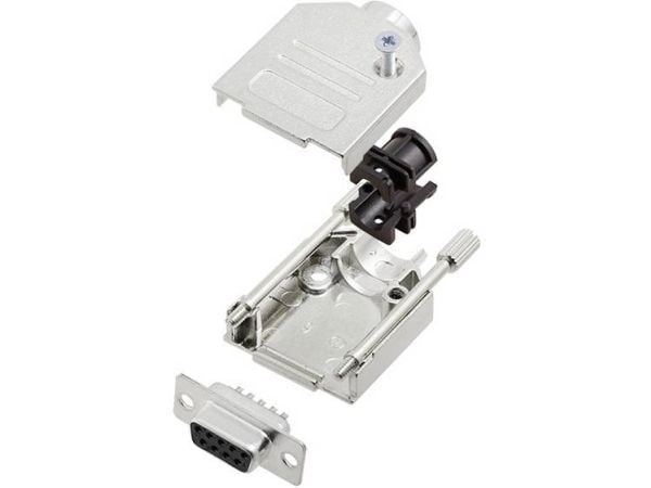 TRU COMPONENTS TCDTZK09DMSK 7708984 D-SUB hylseliste-sett 180° poltall: 9 loddekontakt 1 stk