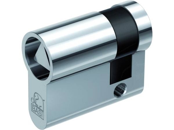BASI DM5020-0000-DI8, Europrofilsylinder, Sølv, 1 stykker, 40 mm, 105 g, 1,7 cm