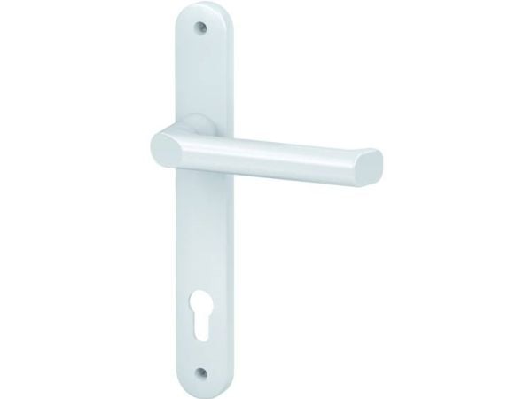 BASI 7831-0109, Käytäväoven kahva, Sisätila ja ulkotila, Valkoinen, Alumiini, 32 mm, 249 mm