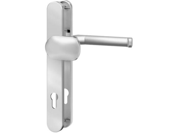 BASI 7835-0101, Käytävän ovenkahva, Sisätila ja ulkotila, Hopea, Alumiini, 32 mm, 249 mm