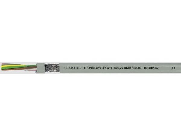 HELUKABEL 16027 Datakaapeli LiYCY 3 x 0,75 mm² Harmaa 100 m, Pienjännitekaapeli, Harmaa, Polyvinyylikloridi (PVC), Polyvinyylikloridi (PVC), Cooper...