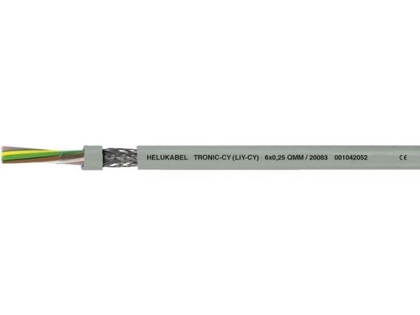HELUKABEL 16003 Datakaapeli LiYCY 3 x 0,50 mm² Harmaa 100 m, Pienjännitekaapeli, Harmaa, Polyvinyylikloridi (PVC), Polyvinyylikloridi (PVC), Cooper...