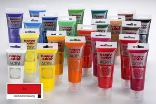 Akrylmaling 75 ml mørkerød 7370 0075-26