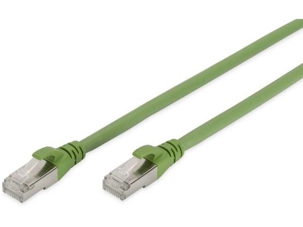 DIGITUS Professional PUR - Koblingskabel - RJ-45 (hann) til RJ-45 (hann) - 7 m - SFTP - CAT 6a - med støvel, halogenfri, formstøpt, uten hindringer...