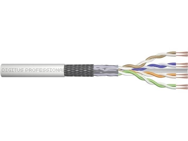 DIGITUS Professional - Bulkkabel - 100 m - SF/UTP - CAT 6 - halogenfri - grå