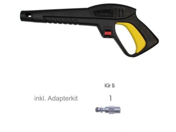 LAVOR 6.001.0083, Pistol hode, Lavorwash, Svart, Gult, 1 stykker