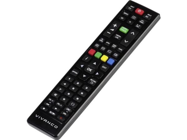 Vivanco RR 270, TV, IR trådlös, Tryckknappar, Svart