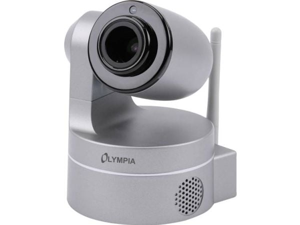 OLYMPIA IC 1285 Z - Nettverksovervåkingskamera - PTZ - farge (Dag og natt) - 1280 x 720 - lyd - trådløs - Wi-Fi - LAN 10/100, 868MHz radio - H.264